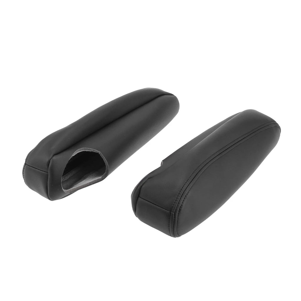 Pair Front Seat Armrest Covers for Chevy Tahoe (2000–2006) Microfiber Leather Black