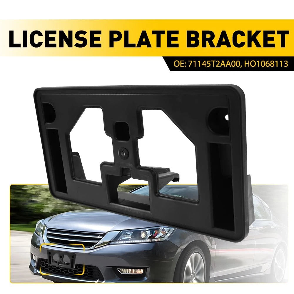 Front License Plate Bracket Holder for Honda Accord Sedan (2013–2015) 71145T2AA00
