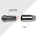 20Pc M12X1.25 Gunmetal JDM Open End Aluminum Spline Wheel Lug Nut + Key