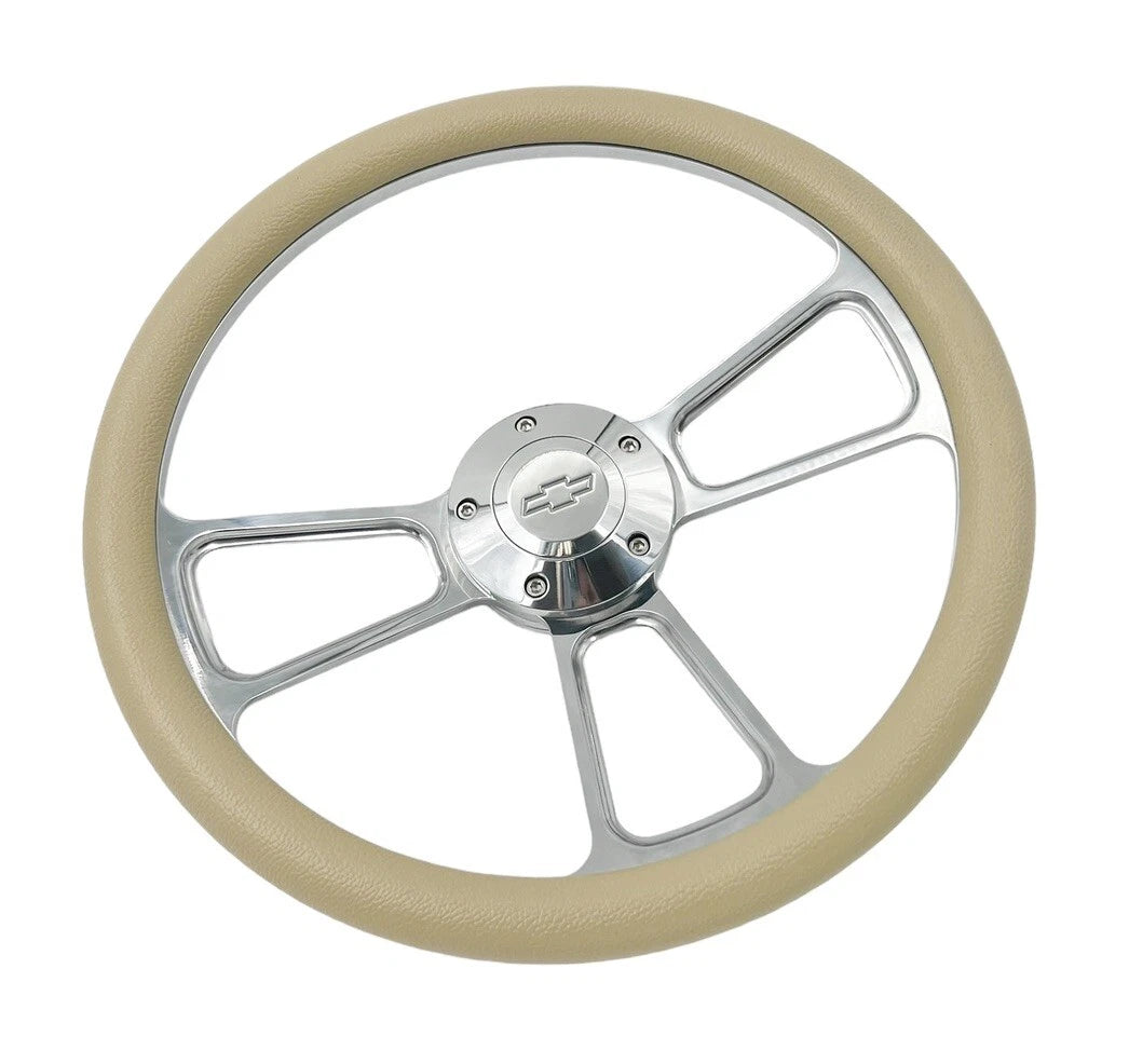 Steering Wheel Replacement with Billet Wrap for Chevrolet Bowtie (2008–2013)