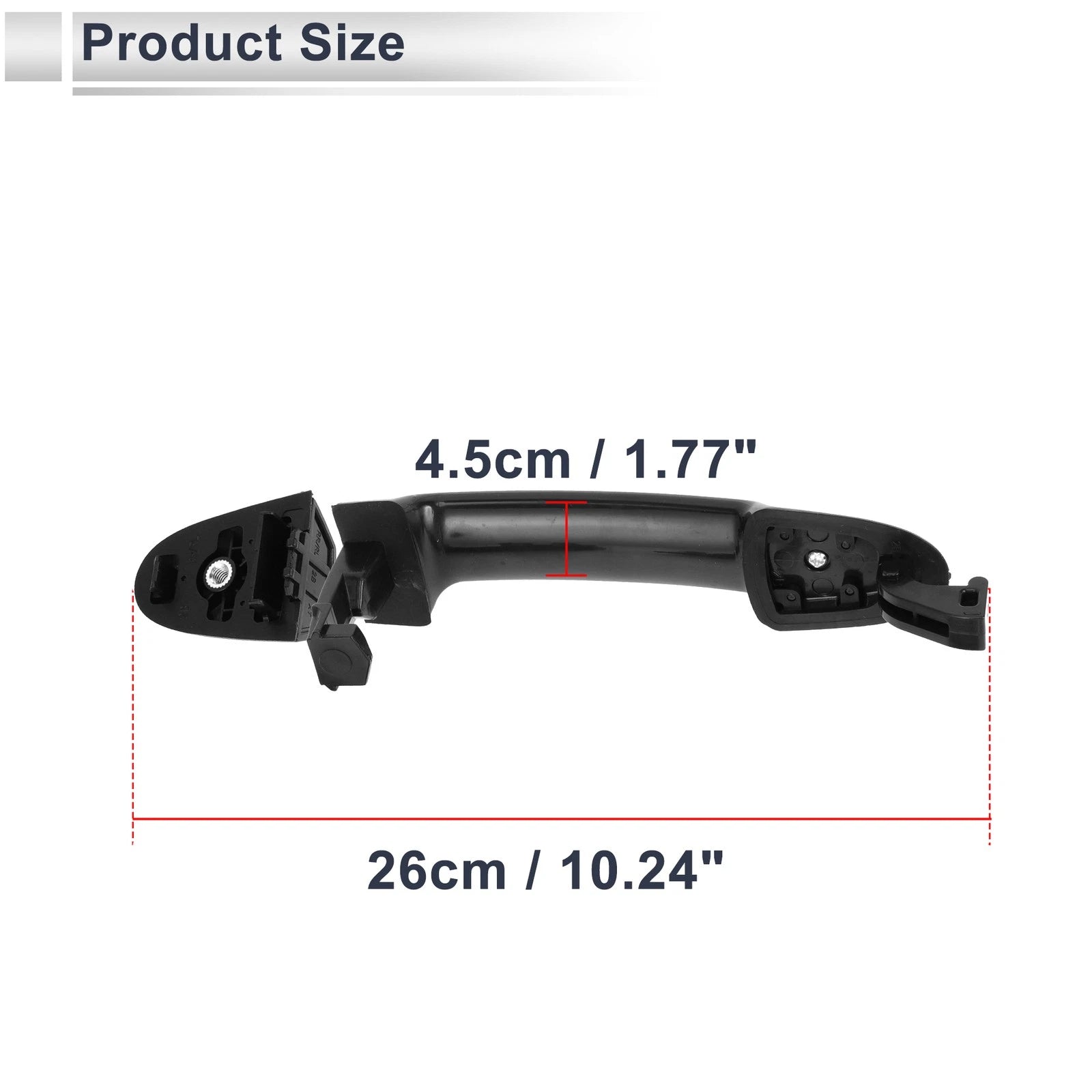 Front Left Right Door Handles for Hyundai Santa Fe (2007–2012)