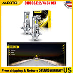 2X H76500K LED Headlight Bulb Kit for