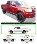 5" Stainless Steel Running Boards for Toyota Tundra (2004–2006)