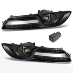 Projector Headlights for Mazda 3 4-Door (2004–2009) Chrome Housing
