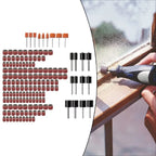 Set of 159 Aluminum Oxide Sanding Drums for Wood Finishing