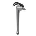 18" Automatic Jaw Aluminum Pipe Wrench Self-Locking Heavy Duty Lightweight