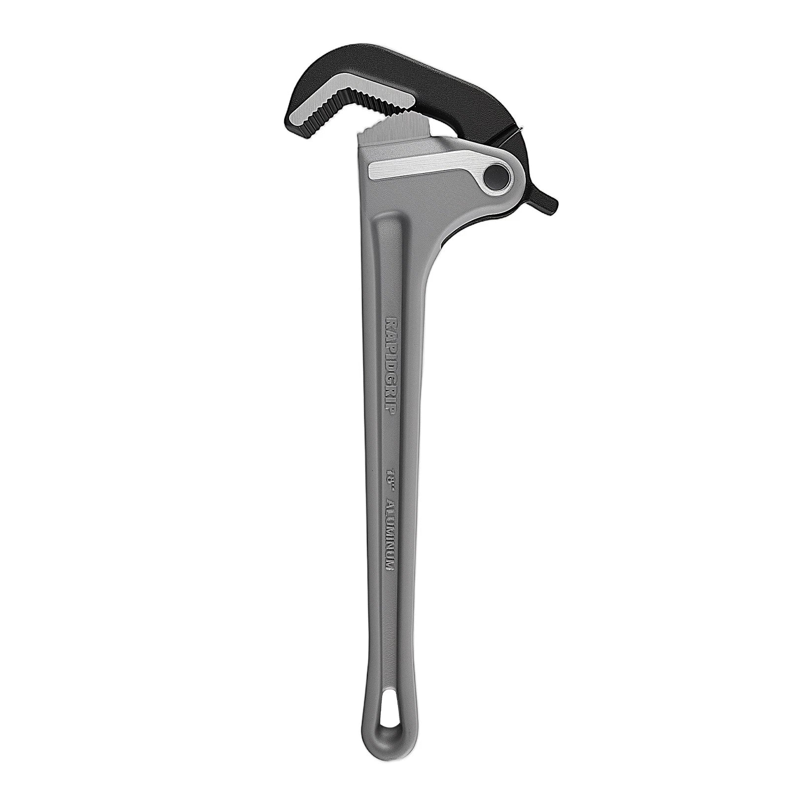18" Automatic Jaw Aluminum Pipe Wrench Self-Locking Heavy Duty Lightweight