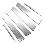 Diamond Grade 6pc Stainless Steel Pillar Post Covers for 2018-2024 Kia Rio Seda