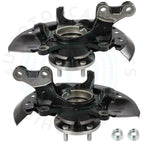 2X Front Wheel Hub Bearing Knuckles Assembly for Toyota Sienna (2011–2017)