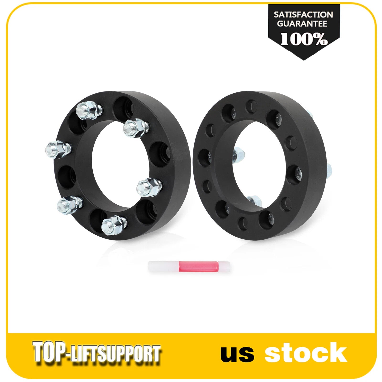 2X 1.5" Wheel Adapters for Chevy GMC to Ford 6 Lug