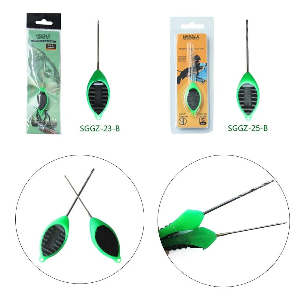 Baiting Needle Tool for Carp Fishing Terminal Tackle (Metal + Plastic)