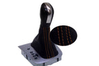 Shift Boot for VW Jetta (2011–2018) - Leather Synthetic, Orange Stitch