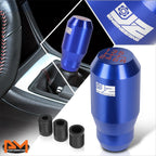 J2 Aluminum 6-Speed Manual Shift Knob Blue for Universal Fit