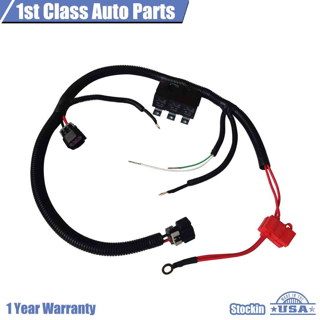 Dual Electric Fan Wiring Harness for 1999-2006 Ecu Control