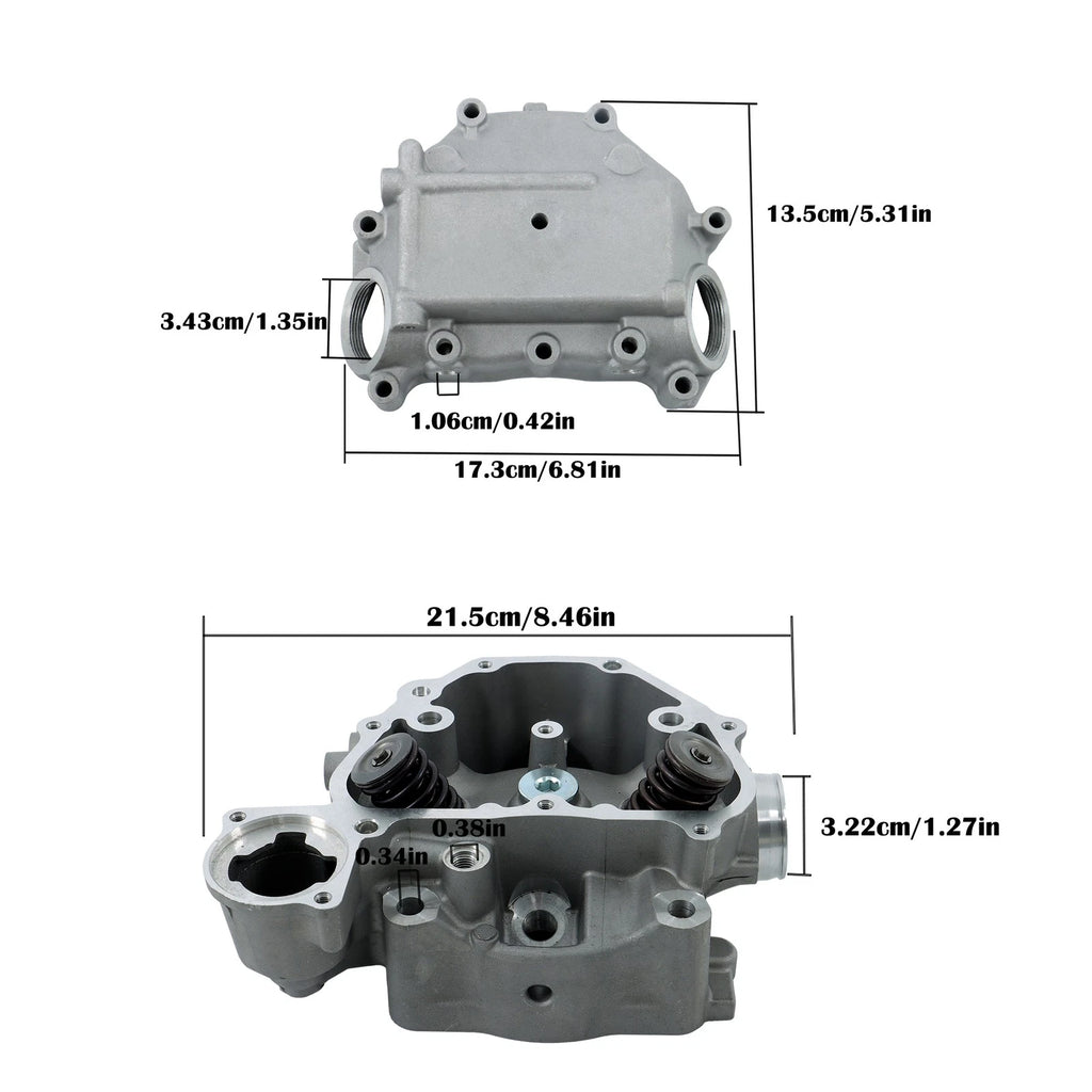 Cylinder Head Cover + Cylinder Head + Gasket for Honda Foreman 500 (2012–2019)