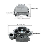Cylinder Head Cover + Cylinder Head + Gasket for Honda Foreman 500 (2012–2019)