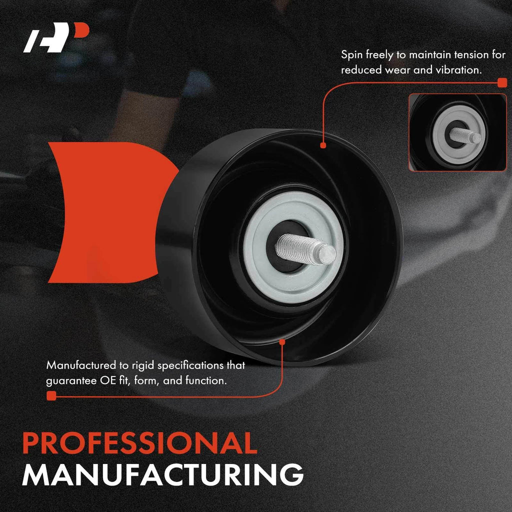Accessory Belt Idler Pulley for Silverado 2500 HD, Sierra 2500 HD (2020–2024)