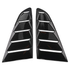 Car Louvers Side Window for Ford Mustang (2015–2023) Carbon Fiber ABS