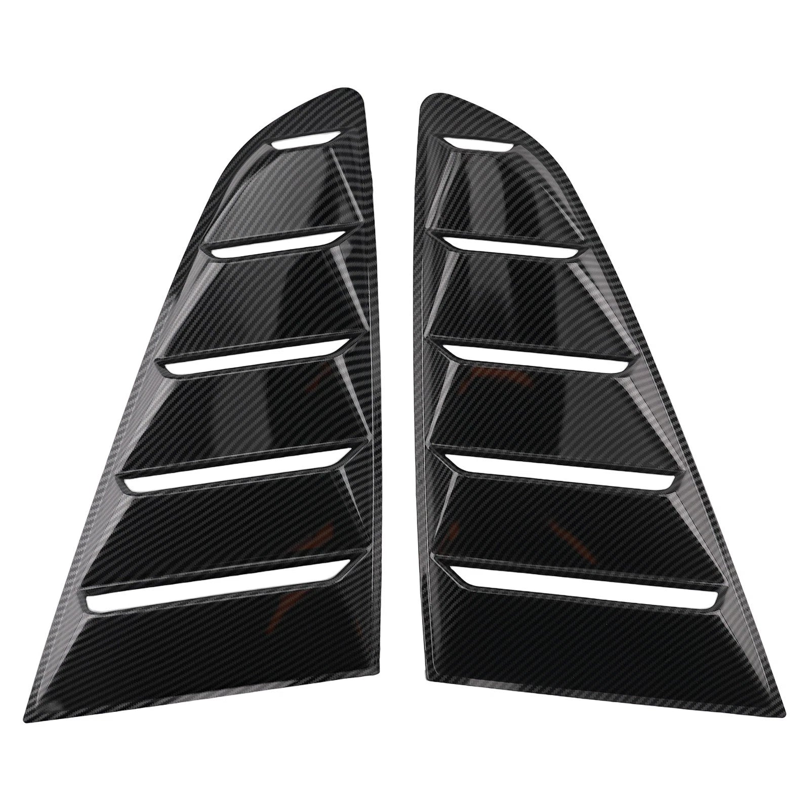 Car Louvers Side Window for Ford Mustang (2015–2023) Carbon Fiber ABS