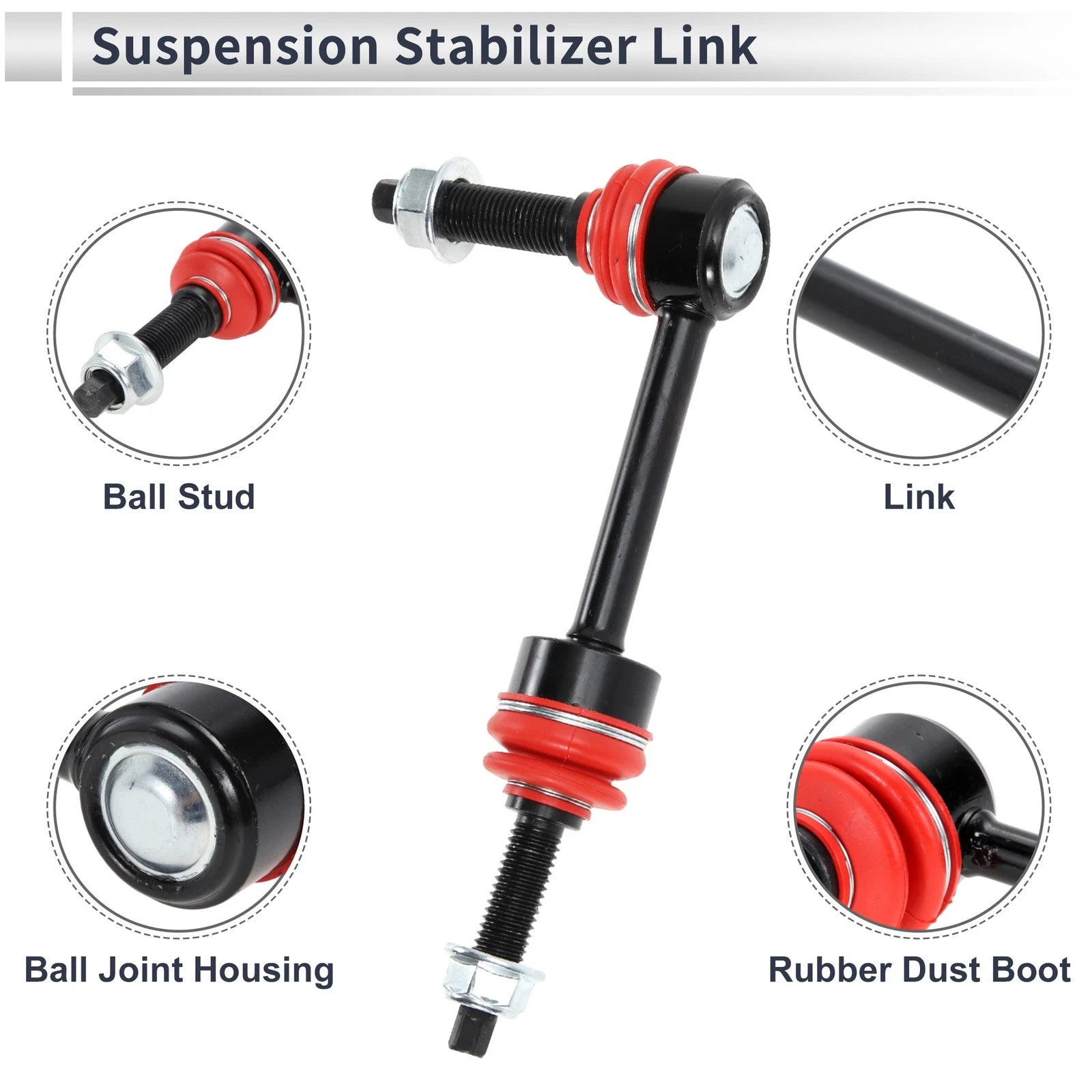 2X Front Stabilizer Bar Links for Dodge Ram 2500 (2014–2022) No.K750889