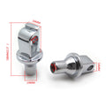 Chrome Foot Pegs Connection Adapter for Victory Hammer Vegas (2004–2017)