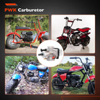 PWK 24mm Carburetor Throttle Kit for Predator 196cc 200cc 212cc (Go Karts)