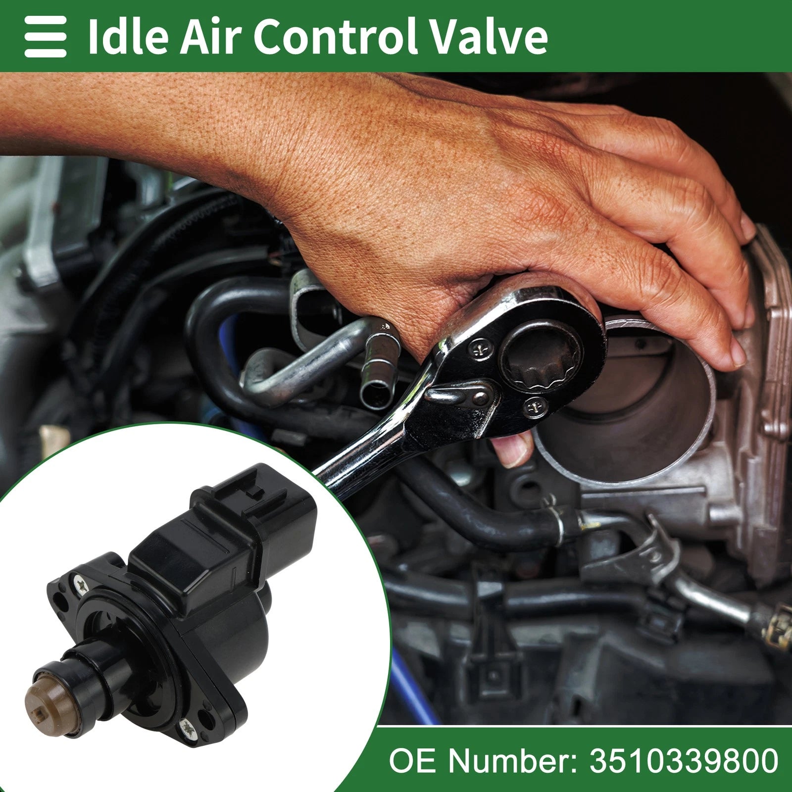 Idle Air Control Valve for Kia Sorento (2003–2006) No. 3510339800