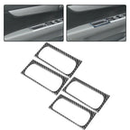 Set of 4 Black Carbon Fiber Stickers for 2006-2013 Models