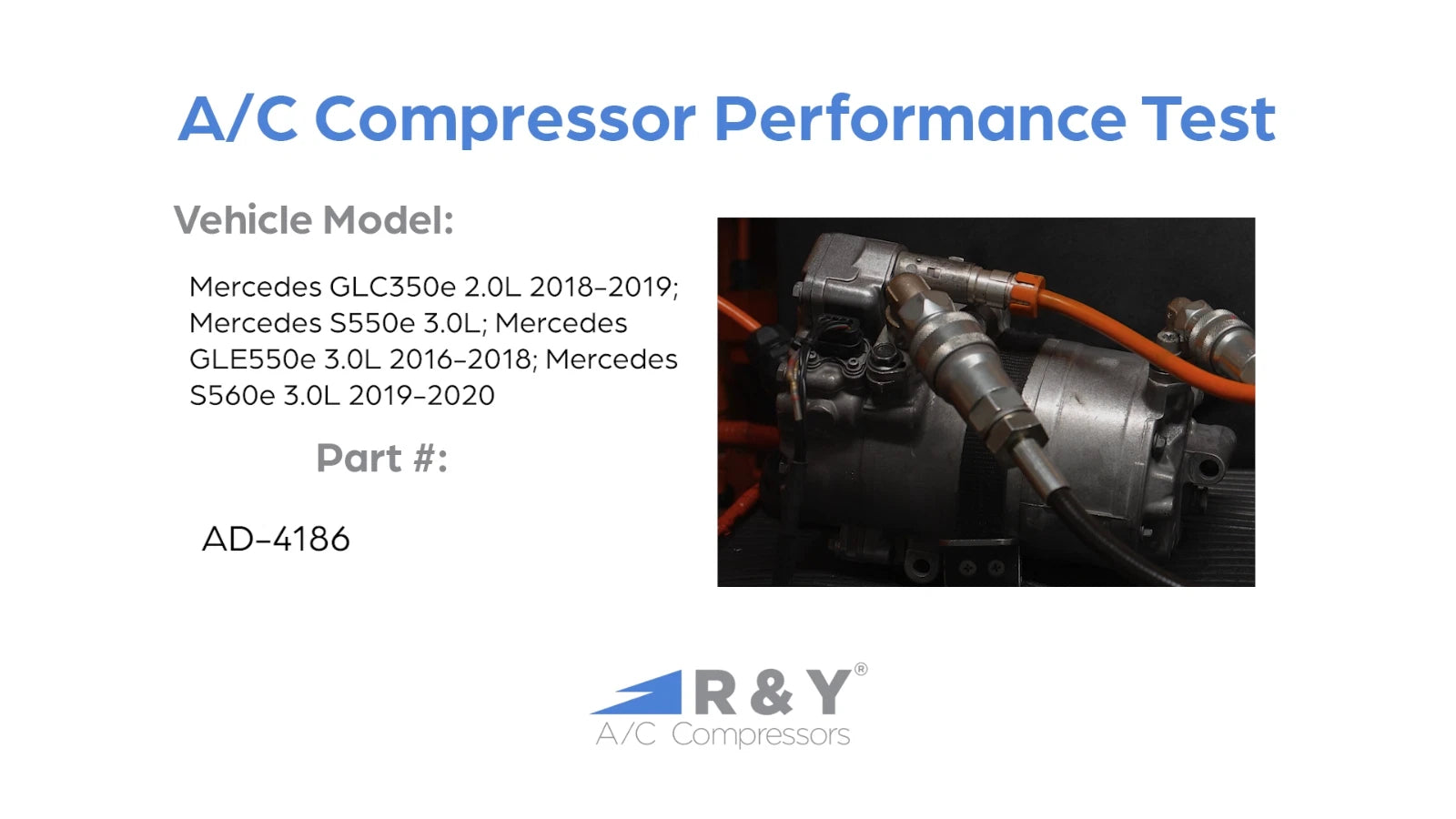 AC Compressor Replacement for Mercedes A250e W177 (2019-2022)