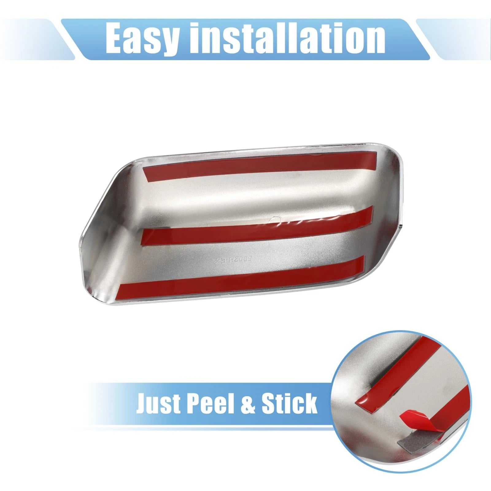 Pair Chrome Plated Power Top Half Mirror Cover Cap for Ford F-150 (2004–2008)
