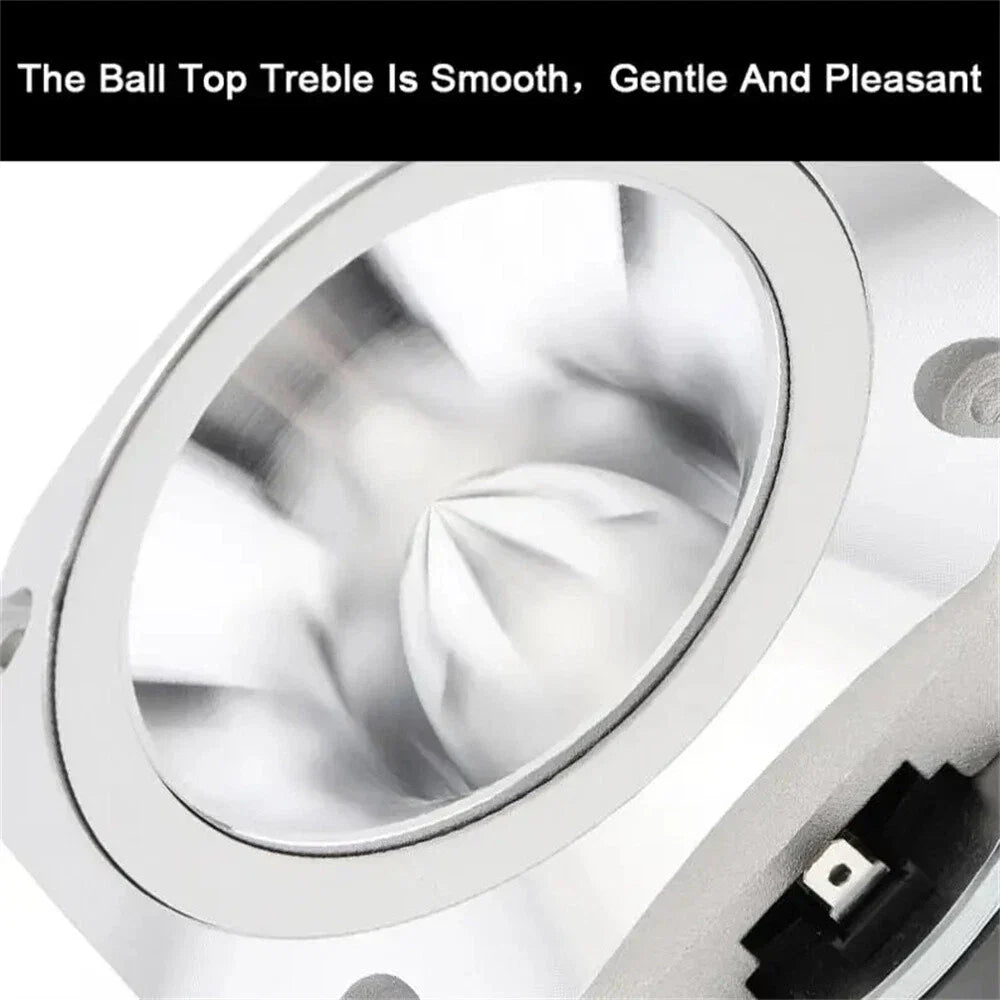 4" Silver Universal Aluminum Tweeter 600W for Car Stereo