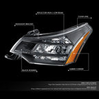 Set of 2 Amber Corner Headlight Lamps for Ford Focus (2008–2011)
