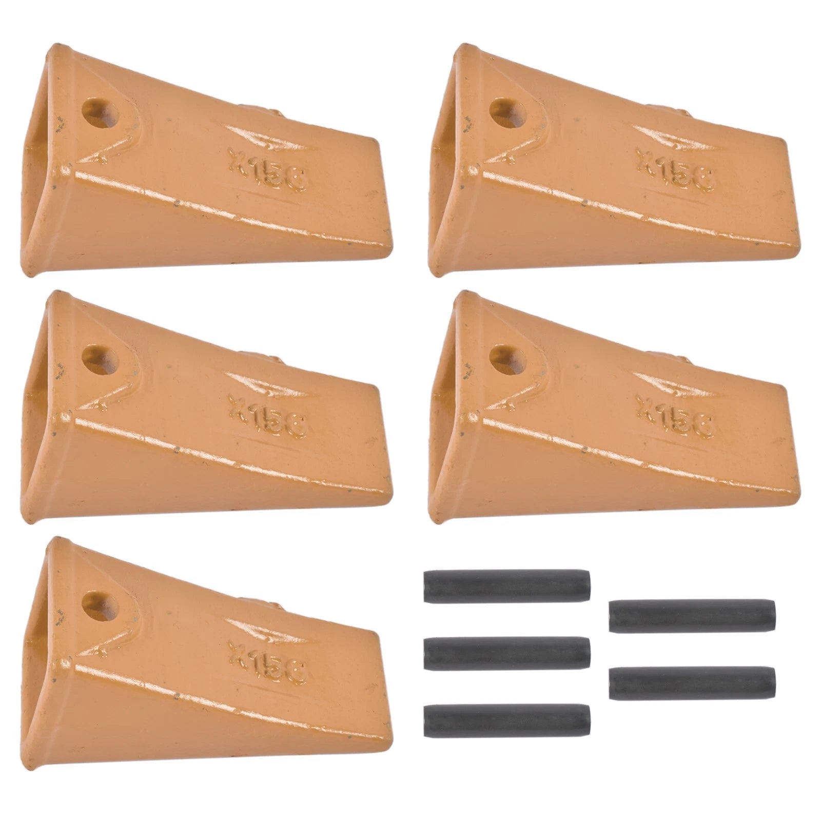 Set of 5 Dirt Bucket Teeth for X156 X156S