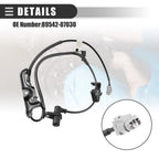 Front Right ABS Wheel Speed Sensor 89542-07030 for Toyota Camry (2007–2011)