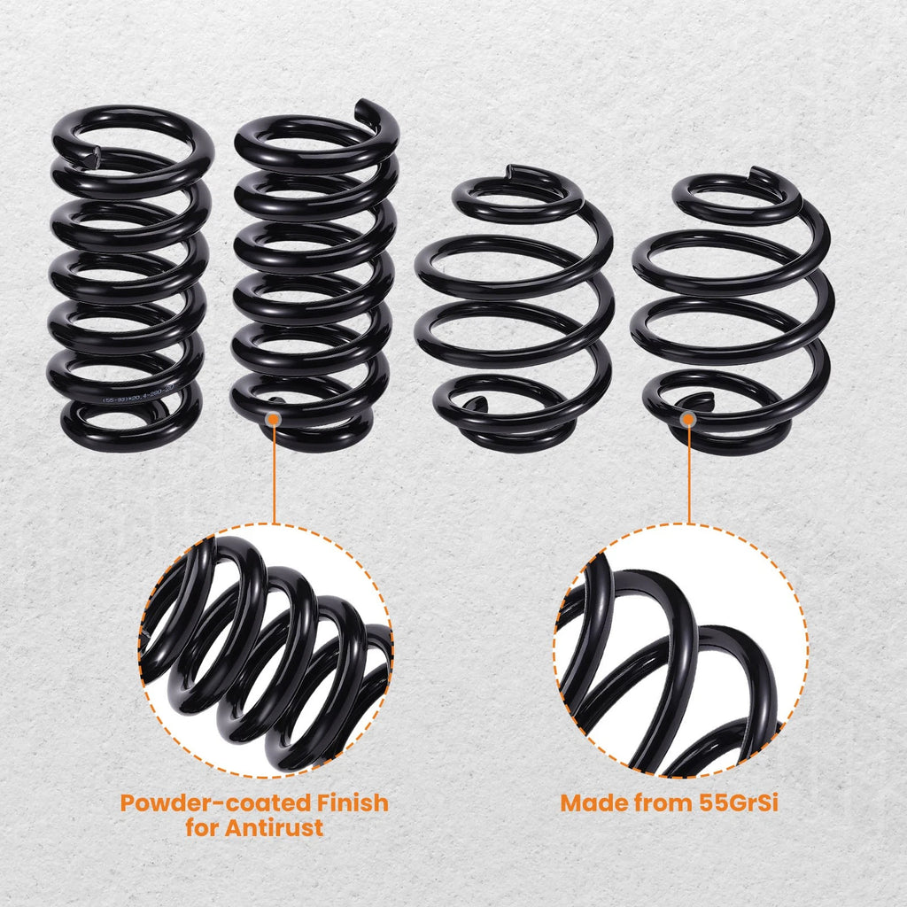 3" Front 5" Rear Drop Spring Lowering Kit for Chevrolet C10 GMC C15 (1963–1972)