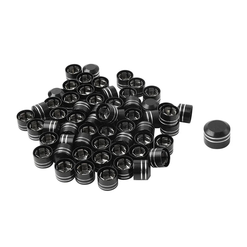 60 x Motorcycle Chrome Engine Bolt Caps Covers for Harley Twin Cam (1999-2017)