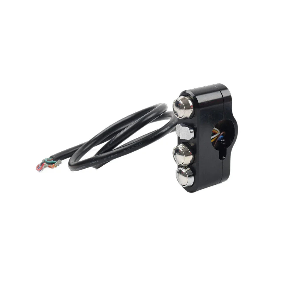 Handlebar Control Switches w/ Wiring Harness for Harley Dyna Sportster (2006-2023)