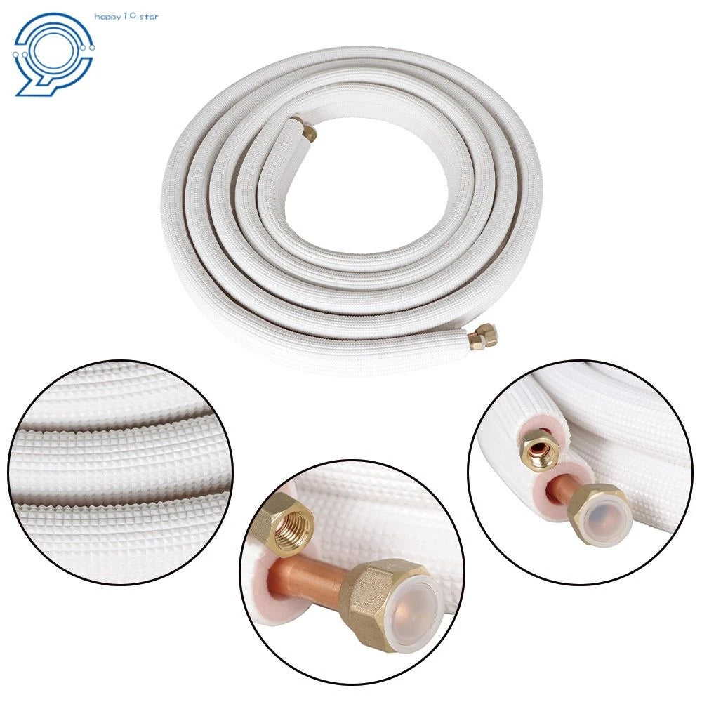 Mini Split Heat Pump Install Kit 16 Feet 1/4"-1/2" Dia (1 Pack)