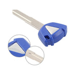 Uncut Key Blade for Kawasaki ZX-10R Z1000 ER6N (2011–2012) Blue