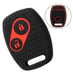 Black Red Silicone Remote Key Shell for Accord (2011–2013)