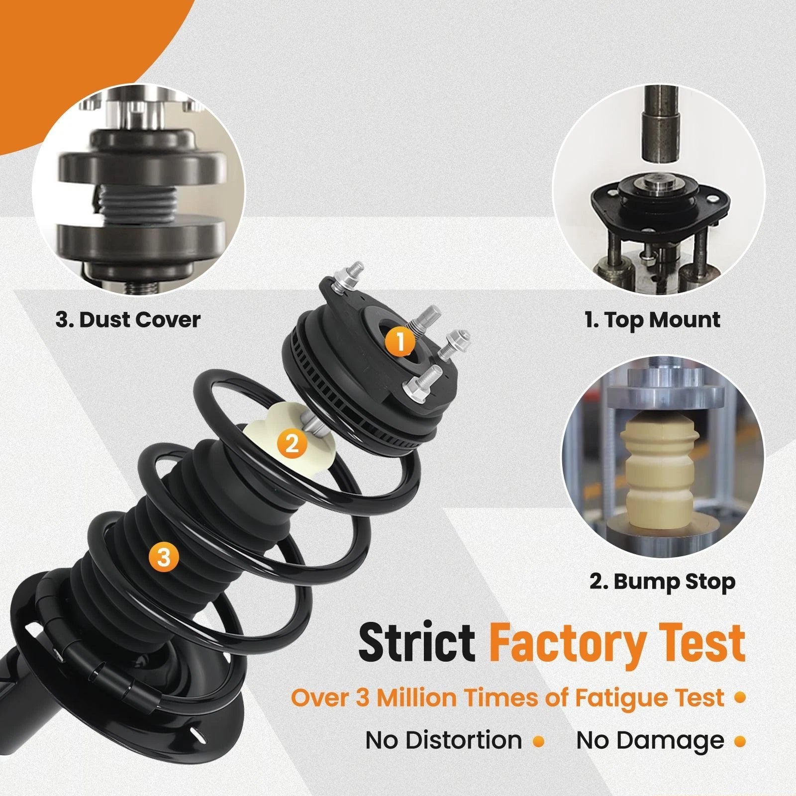Complete Strut Assembly for Ford Focus (2008-2011)