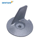 Trim Tab Anode for Tohatsu 6/8/9.8/9.9/15/18/20HP (1990–2023) 3V1-60217-0 853762T01
