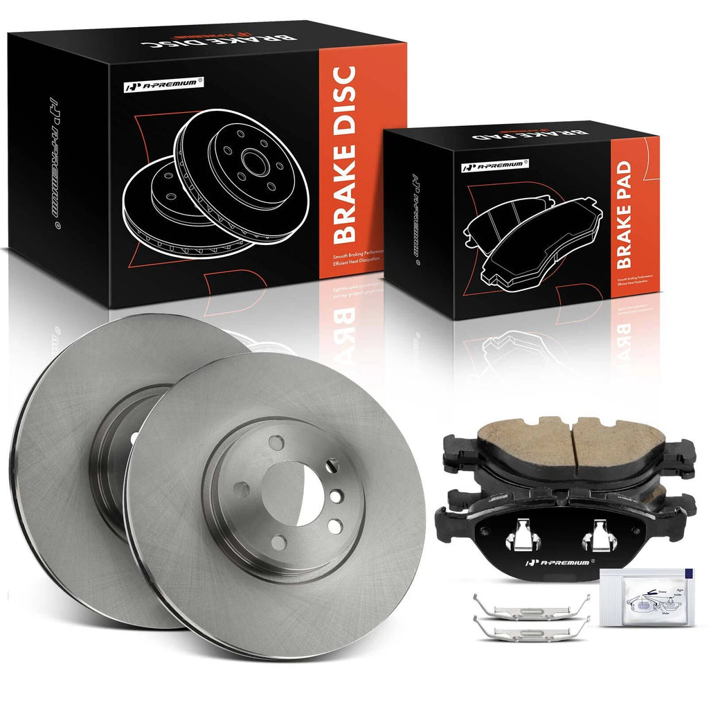 Front Disc Brake Rotors & Ceramic Pads for BMW X5 (2002–2006)
