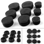 Set of 4 Frame Hole Cover Caps Plugs for BMW R1200GS/LS/ADV (2017–2018) Black