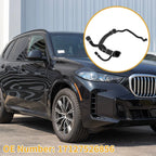 Radiator Hose BMW X5 E53 4.4i Rubber Black 1 Pc (2003-2006)