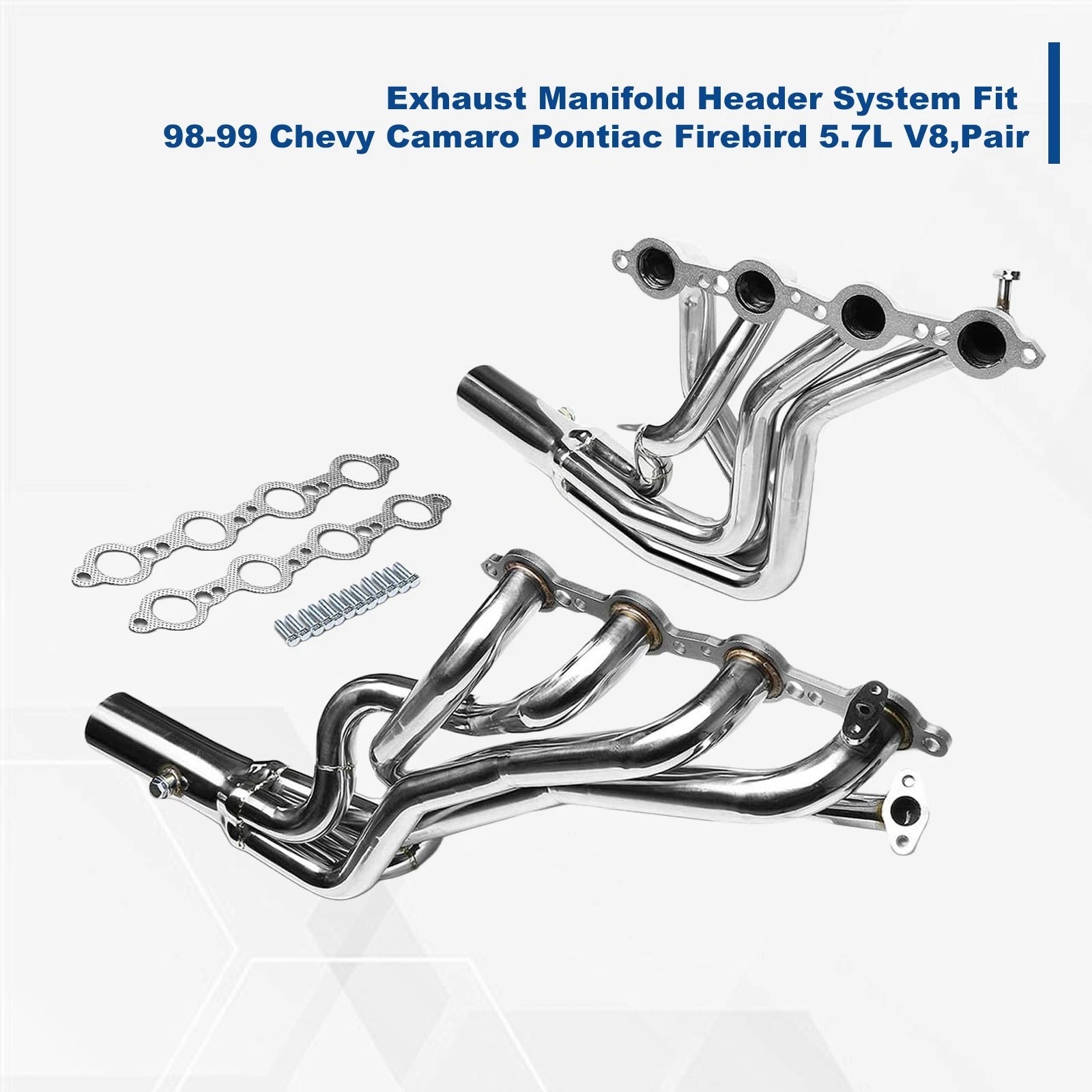 Exhaust Manifold Header System for Chevy Camaro Pontiac Firebird (1998–1999)