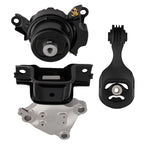 3X Motor & Auto Trans Mount Set for Honda Fit EX-L Hatchback (2015–2020)