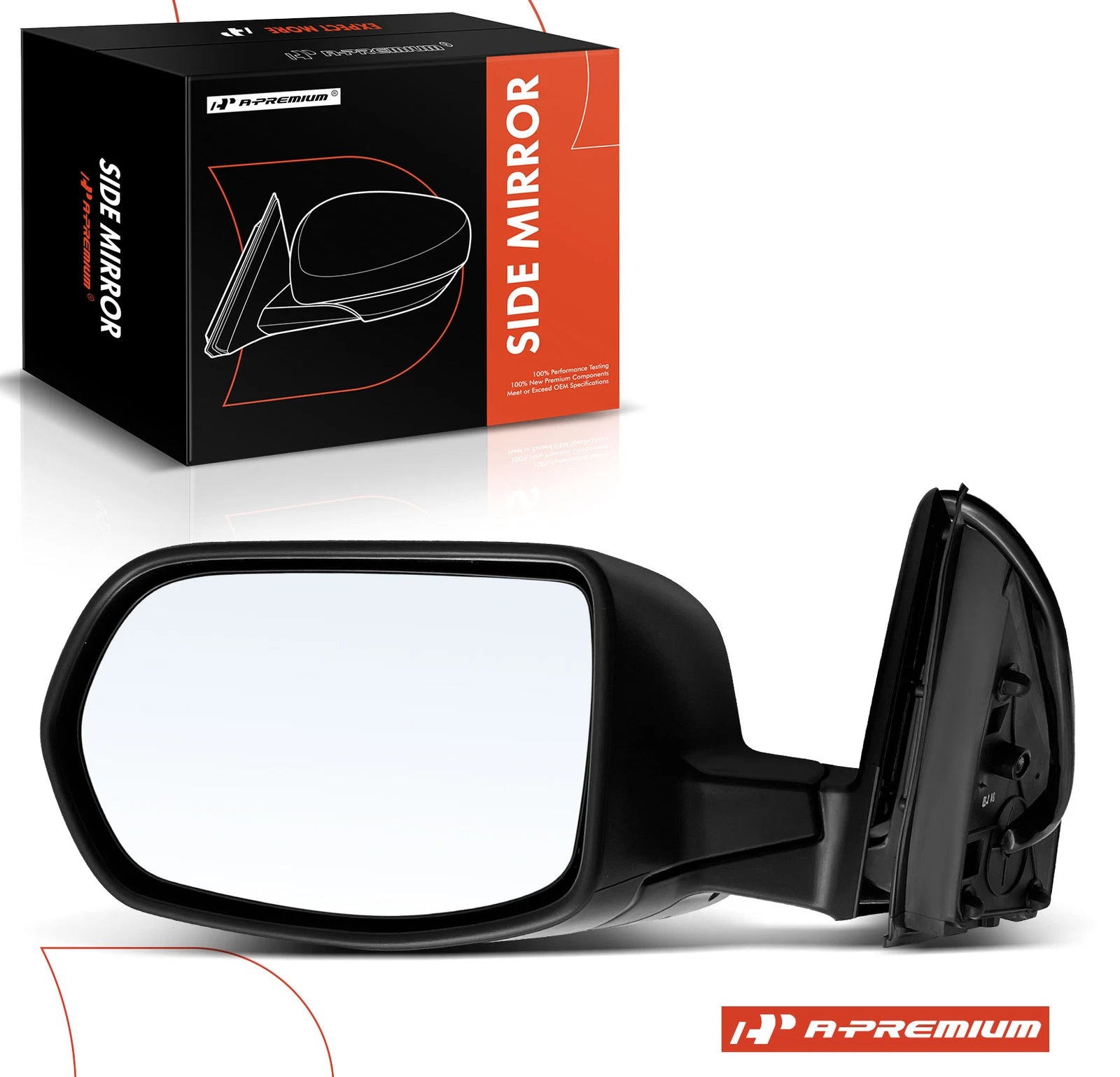 Driver Power Mirror for Hyundai CR-V (2007–2011) - Heated, Manual Fold