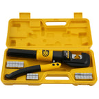 Hydraulic Cable Crimper Tool Kit with 9 Dies for Battery Welding Power Wire