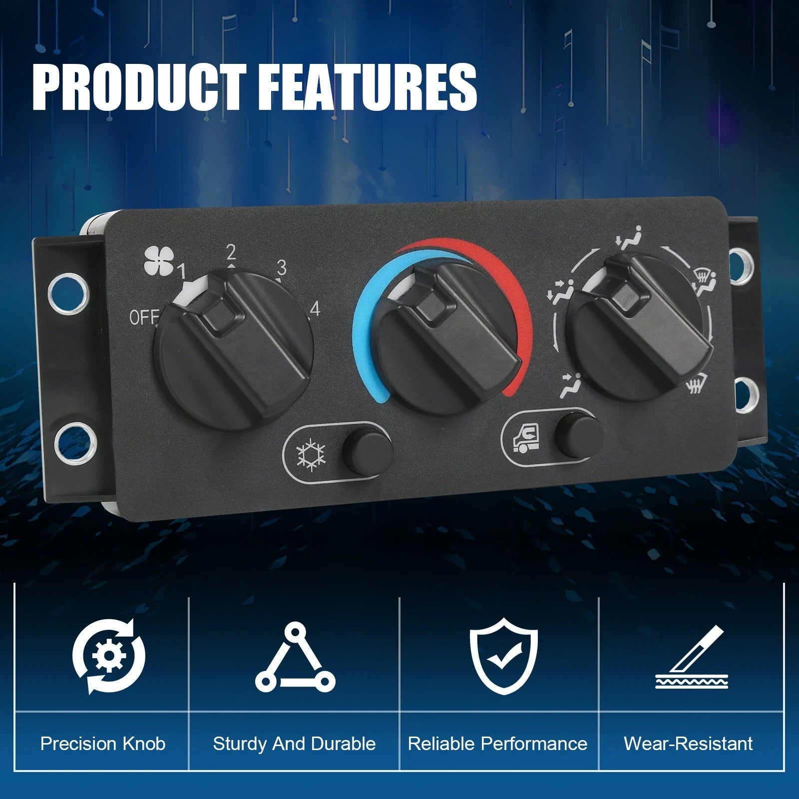 HVAC Temperature Control Panel for Mack CHU/CXN/GU